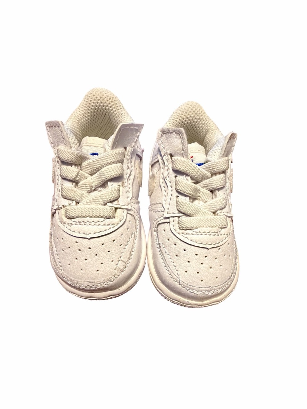 Nike Air Force 1’s Fontanka (TD) White Opti Yellow Infant Shoes Size 2C - Picture 2 of 9